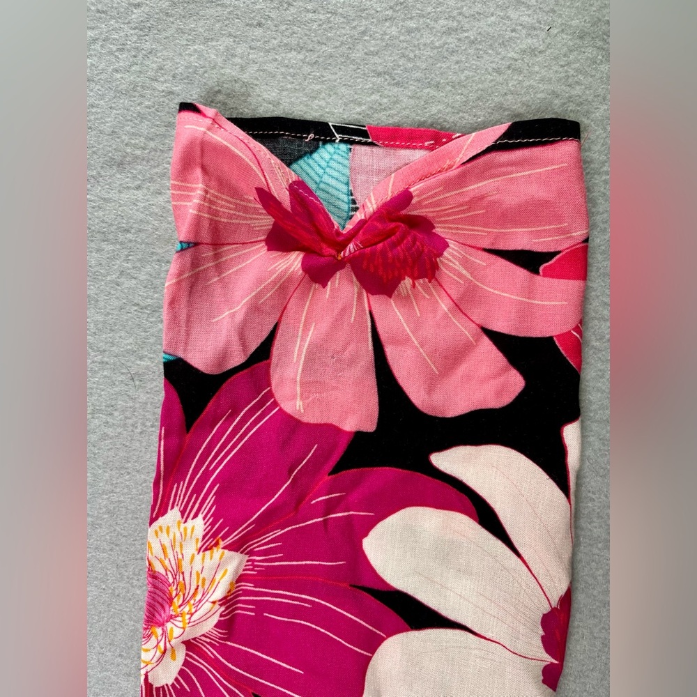 Trina Turk Multi-color Pink Floral Swim Tunic Cover-up Size L NWT vacation - Picture 6 of 15